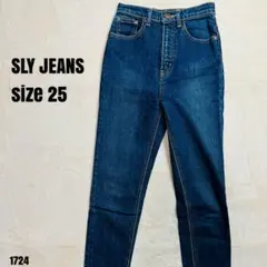 SLY JEANS スライジーンズ デニムパンツ ブルー 25 1724のサムネイル