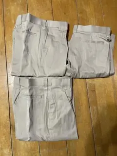 ベージュ ワークパンツ サイズ32インチ3セット