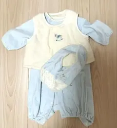 パンプルムース　新生児　2wayオール　3点セット
