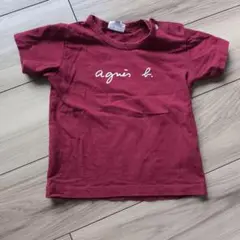 agnès b. 赤 Tシャツ 2歳用　80サイズ程度