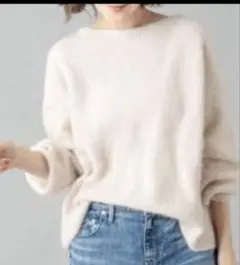 美品　RIVE DROITE リヴドロワ　ラクーン　ニット　ふわふわ