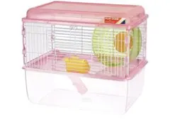 ミニアニマン 快適空間 プレイゾーン ピンク　ハムスター　飼育ゲージのサムネイル