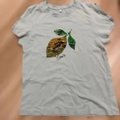 GU キッズ用 レモンモチーフ スパンコールTシャツ 140cmのサムネイル