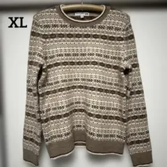 ユニクロ INES ジャガードセーター XL