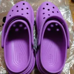 crocs stomp clog パープル 38