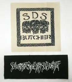 S.D.S. 布パッチ SDS パンク クラスト ハードコア