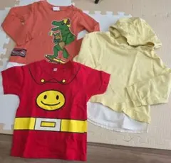 ロンティー Tシャツ アンパンマン 3点セット 長袖 半袖