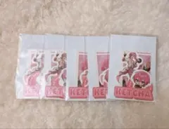 けちゃステッカー5枚セット売り