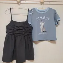 グレイル　Tシャツ　キャミソール　2点セット　GRL 　半袖