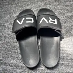 RVCA ブラック スライドサンダルのサムネイル