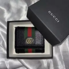 GUCCI GGロゴ 二つ折り財布 ブラック　最終値下げ