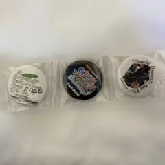 back number 缶バッジ 3個セット
