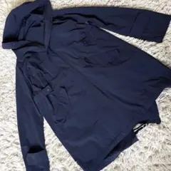 PLST プラステメンズ　ミディアム丈　ウィンドブレーカー　ネイビー