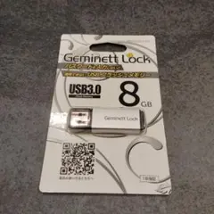 USBメモリ 8GB パスワードロック付き