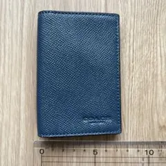 COACH コーチ　レザー ネイビー カードケース　名刺入れ