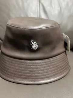 U.S. POLO ASSN. バケットハット ブラウン