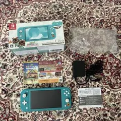 Nintendo Switch Lite どうぶつの森デザイン ターコイズブルー