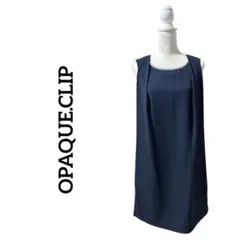 OPAQUE.CLIP オペークドットクリップ ネイビー パーティードレス M