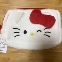 ⭐︎韓国ダイソー⭐︎ハローキティ フリースポーチ ペンケースのサムネイル