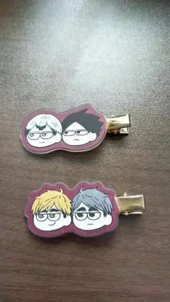 ハイキュー!!プラザ ジロリ 前髪クリップ 稲荷崎 2点セット