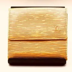 ルイヴィトン ポルトモネ エピ カルトクレディ M63489　イエロー