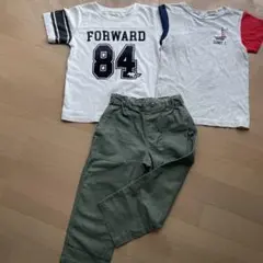 MPS フォワード84 Tシャツとカーキパンツ セット 120のサムネイル