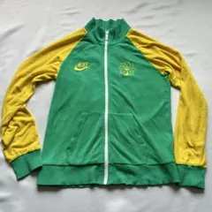 00s NIKE 風車ロゴ パイル地 トラックジャケット ブラジルカラー Sのサムネイル
