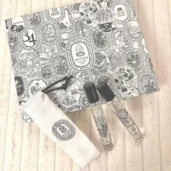 【空き瓶 空箱】Diptyque オードトワレ ロールオン 巾着 箱セット