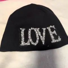 READY 비쥬와 LOVE 디자인 니트 모자