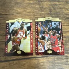 マイケル・ジョーダン NBAカード 2枚セット A CUT ABOVE
