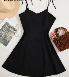 ブラック キャミワンピース