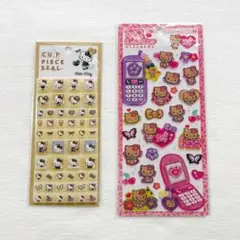 入手困難 サンリオ 日焼けキティ 平成はっぴーフォン （タイルシール シール）