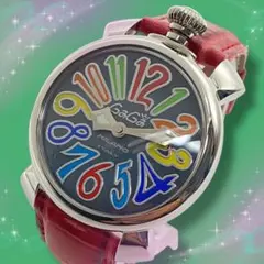 《希少 美品 稼働品》 ガガミラノ レディース腕時計 マヌアーレ40 クオーツ