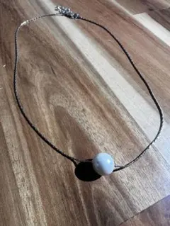 一粒パールネックレス