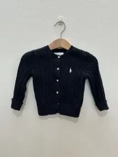Ralph Lauren ケーブルニットカーディガン 12M（80）