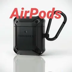 AirPods 用 耐衝撃 ZEROSHOCKケース ブラック