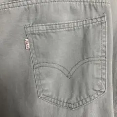 levi's vintage 80s ブーツカット 先染め グレー カラーデニム