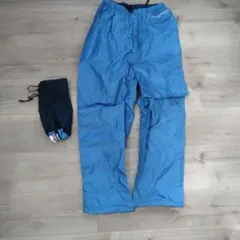 美品】モンベル ストームクルーザーパンツ ゴアテックス メンズL 収納