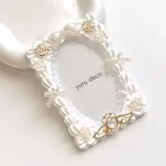 ホイップデコ 硬質ケース トレカケース B8 推し活 白 丸型 楕円