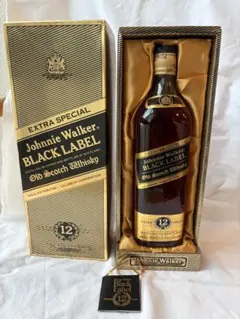 ジョニーウォーカー ブラックラベル 12年 旧ボトル 古酒 750ml 箱付 ジョニーウォーカー ブラックラベル 12年 レビュー動画/味/比較