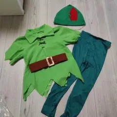 ピーターパン コスチューム 120cm★コスプレ なりきり セットアップ