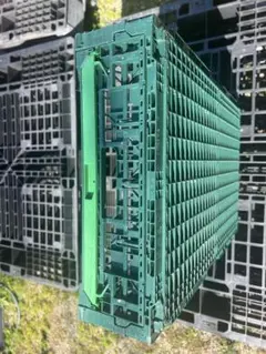 折り畳みコンテナ 10個セット 中古 野菜 果物 アウトドア オリコン 