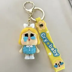 クライベイビー　crybaby キーホルダー　ストラップ　黄色　水色　新品