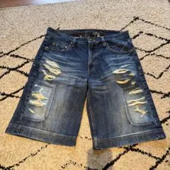 NRL ダメージ加工ショートパンツ　Lサイズ