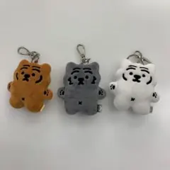 (998)MUZIK TIGER ぬいぐるみキーホルダー 3種セット
