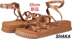 新品 25cm シャカ サンダル　編み上げ NADEL リボン　グラディエーターのサムネイル