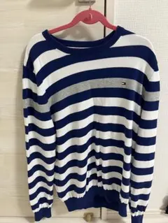 TOMMY HILFIGER ボーダーニット セーター Mサイズのサムネイル