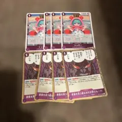 ワンピースカード　シュガー　家族を笑う‥ セット　紫ドフラミンゴ強化