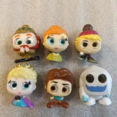 ディズニードアラブル ドアフィグ アナと雪の女王6個セット