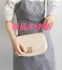 ゆ*ん様 新品 RANDA ランダ 2WAYラウンドバッグ アイボリー